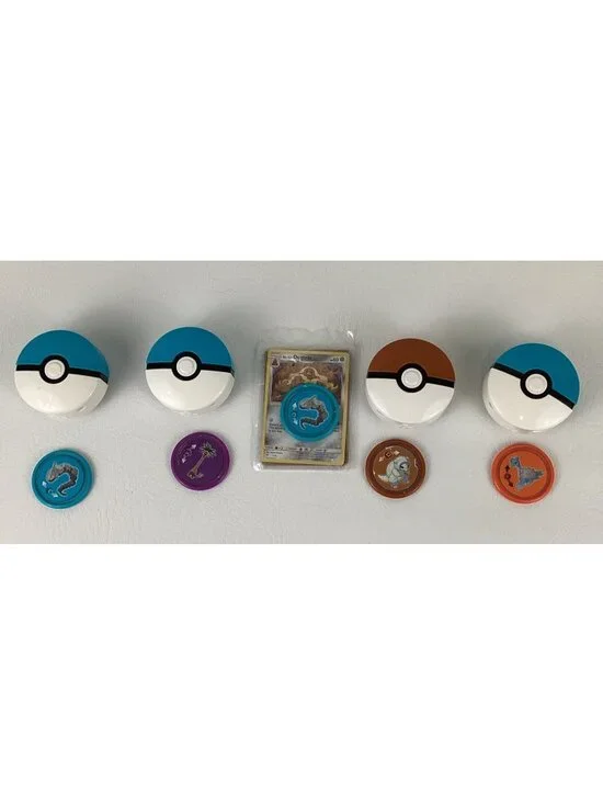 Nintendo McDonald's Pokemon Battle Game Launchers Toys 2019 Pokeball Sun Moon