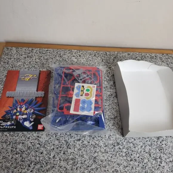 Unassembled No.50 Gundam Aquarius Model‎ Sealed in Plastic. No Box Cover VTG '00
