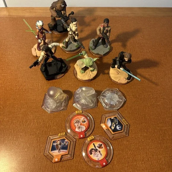 Disney‎ Infinity 3.0 STAR WARS Lot : Yoda, Chewbacca, More