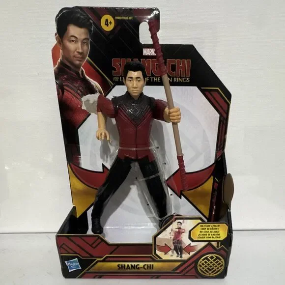 Hasbro Marvel Shang-Chi Legend of the Ten Rings Action Figure w/ Staff Boxed
