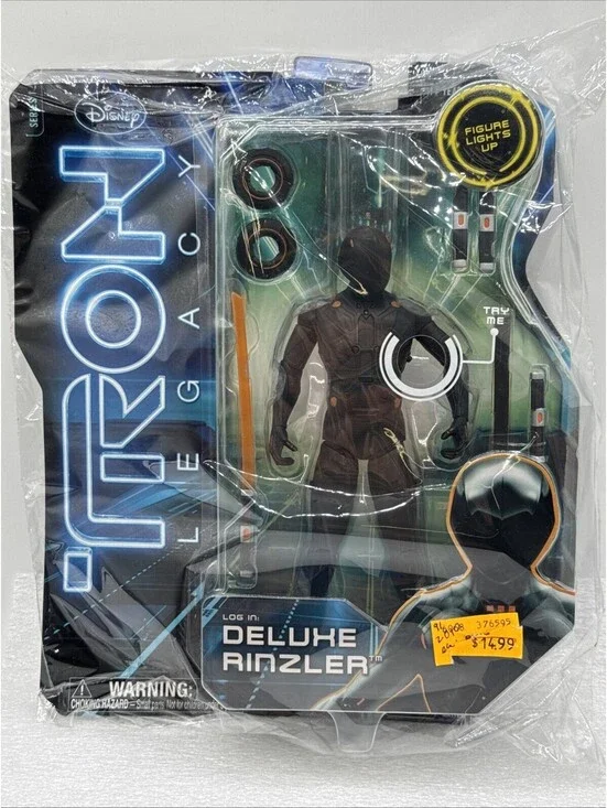 Disney Tron Legacy Deluxe Spin Master Figure Rinzler Guard Series 1 Sealed 2010