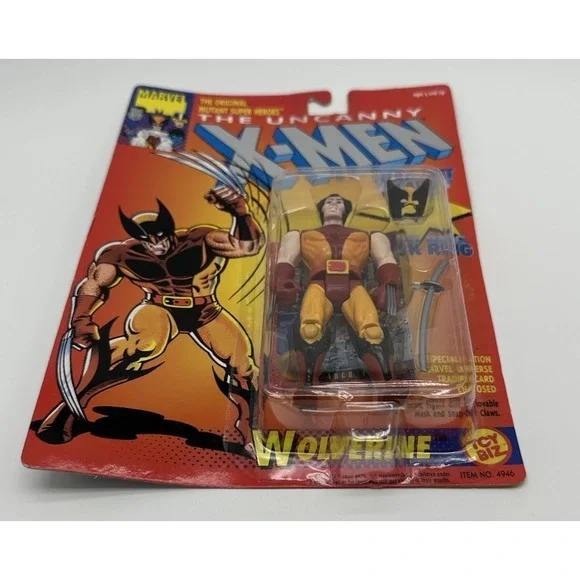 1993 TOY BIZ MARVEL X-MEN WOLVERINE 1ST EDITION SNAP-OUT CLAWS #4946 SEALED