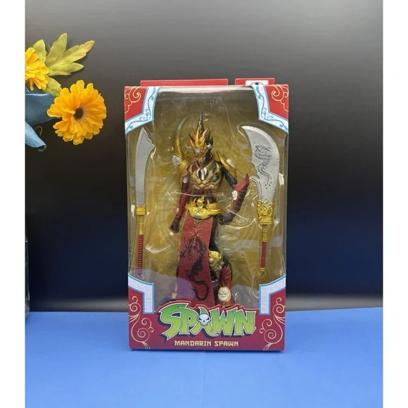 McFarlane Toys Mandarin Spawn Red Outfit 7-Inch Action Figure NEW SEALED!‎
