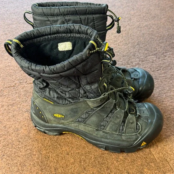 Keen‎ Shellback Waterproof Winter Boots Black PrimaLoft 200g Insulated Womens 11