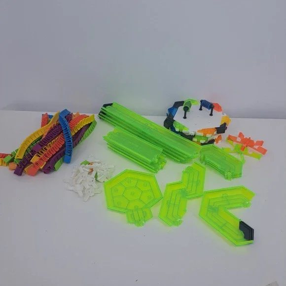 Hexbug Nano V2 Neon Track Set Replacement Pieces Connectors Platforms Lot Toy