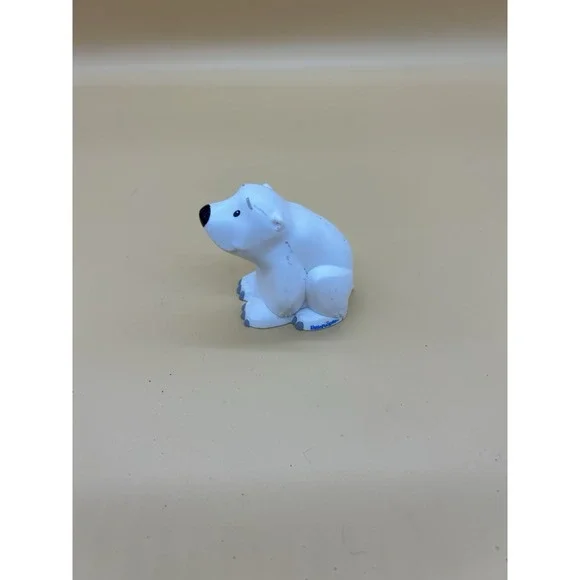 Fisher Price Little People Polar Bear White Arctic Animal Figure Replacement Toy