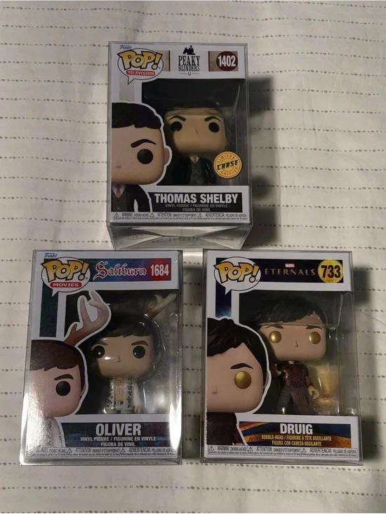 Funko Thomas Shelby CHASE Peaky Blinders Saltburn Oliver Eternals Druig Cillian