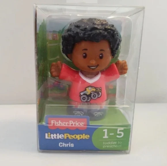 Little People Chris Fisher Price Toy NWT Figure Boy Truck Shirt