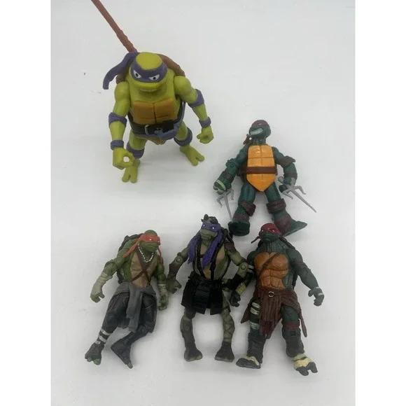 5 TMNT‎ Action Figures - TeenageMutant Ninja Turtles Toys