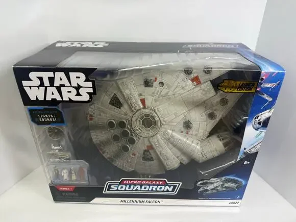 Star Wars Micro Galaxy Swuadron Millenium Falcon Launch Edition New Series 1