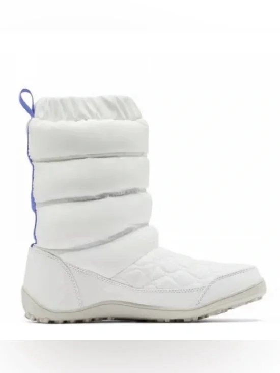 Columbia Minx Slip IV white winter snow boots, size 9.5
