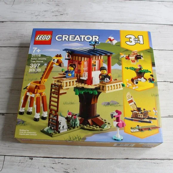 Lego Creator Set Safari Wildlife Tree House Giraffe