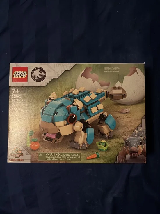 LEGO Jurassic World 76962 Baby Bumpy Ankylosaurus Complete Set 358 pcs
