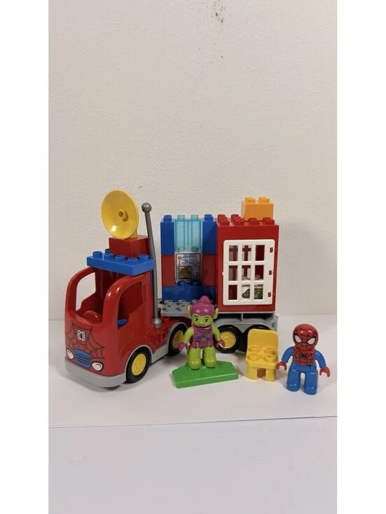 Lego Duplo Marvel 10608 Spider-Man Spider Truck Adventure Green Goblin Complete