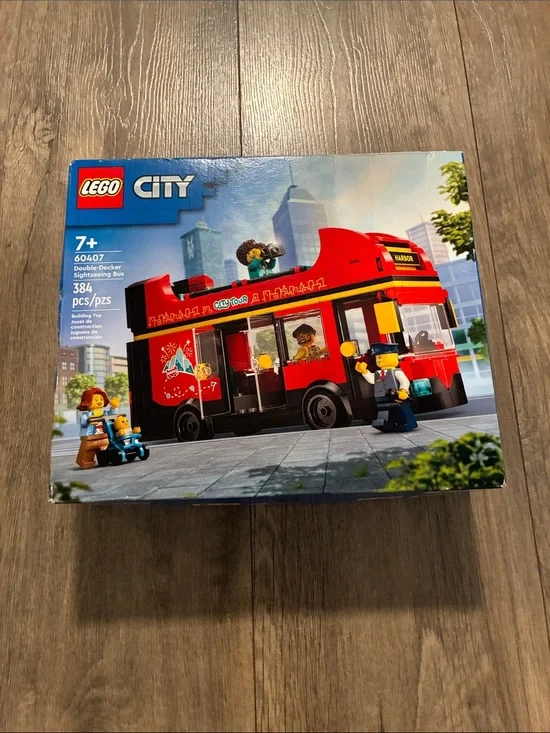 LEGO City Red Double-Decker Bus Building Set