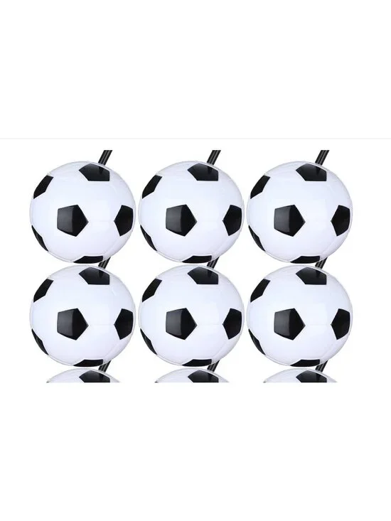 6-Pack Soccer Ball Cups with Straws & Lids – 15oz Tumblers – Party Favors