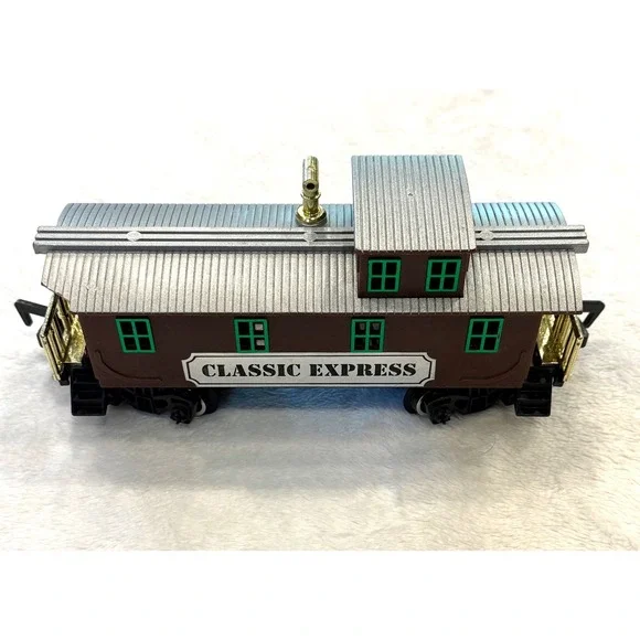 Toy State Classic Express Caboose Train Car Vintage 1992‎ Brown Green 8.5in