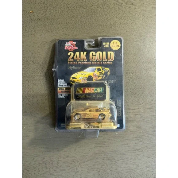 Racing Champions 24K Gold NASCAR Johnny Benson 26 Ford Taurus 1:64 Diecast 92464