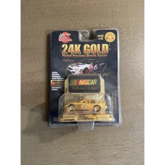 Racing Champions 24K Gold NASCAR Mark Martin 6 Valvoline Ford Taurus 1:64 92464