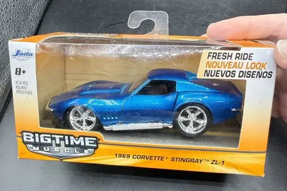 JADA Metals Die Cast Bigtime Muscle 69 Corvette Stingray ZL-1 New