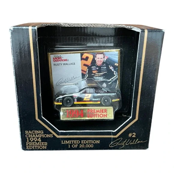 1994 Racing Champions Premier Edition #2 Rusty Wallace Ford Thunderbird Diecast