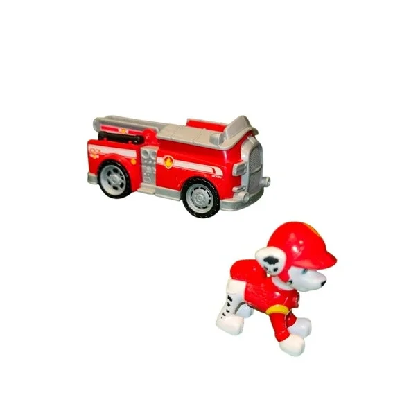 PAW‎ Patrol Marshall Fire Engine Vehicle with Collectible Figure Red Toy Truck