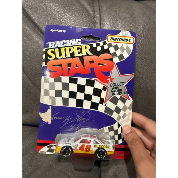 1992 Matchbox Racing Super Stars James Hylton 48 Valtrol Pontiac Grand Prix 1:64