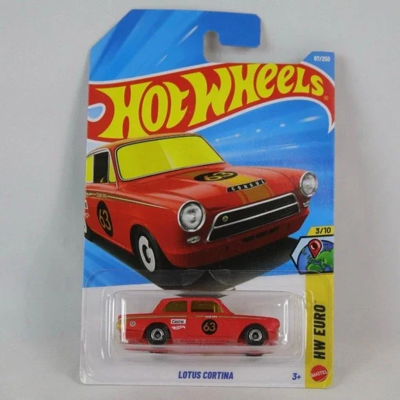 Hot Wheels Red Lotus Cortina‎ Toy Car - NEW