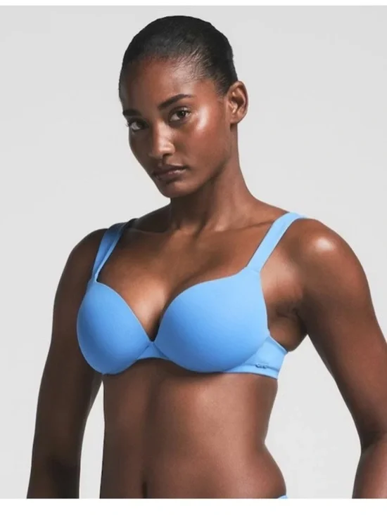NWT Skims signature swim ultimate push bra bikini top size 10 tide