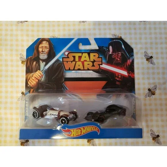 Star Wars Hot Wheels Obi-Wan Kenobi and Darth Vader 2 Pack New Sealed