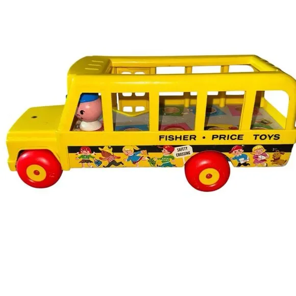 Vintage 1965 Fisher‎ Price School Bus #192 No Figures
