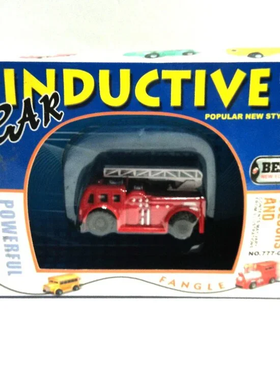 Gold Light Fangle Magic Pen Inductive Car Red Fire Engine Truck #777-005 NEW