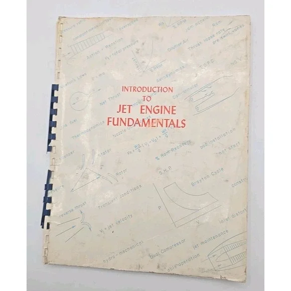 1958 JET ENGINE FUNDAMENTALS Pratt &‎ Whitney Intro to Jet Engines *Spiral* M669