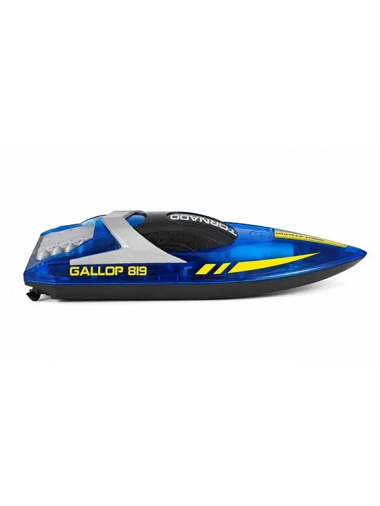 Gallop 819 Tornado RC High-Speed Boat 2.4GHz Remote Control 15 KM/H Blue w/ Box