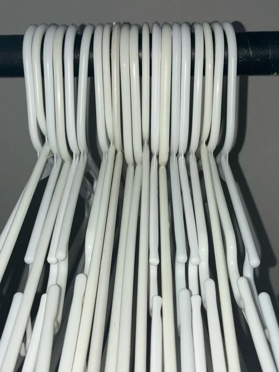 White Plastic Closet Hangers - Pack of 20