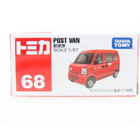 1:57 Scale Takara Tomy #68 Diecast Tomica Post Van Japanese‎ Model New Sealed