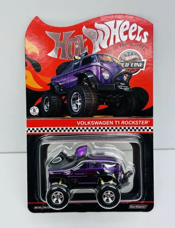 Hot Wheels 2022 RLC Volkswagen T1 Rockster Purple w/ Protector Case 17994/30000