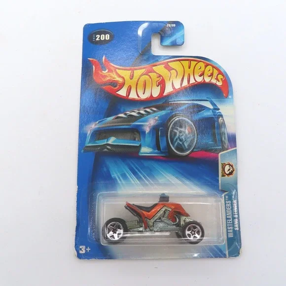 Hot Wheels 2004 Wastelanders Sand Stinger Orange Diecast Car 200 B3799