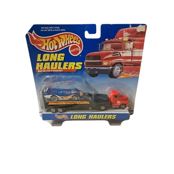 HOT WHEELS VINTAGE 1998  LONG HAULERS SET NEW IN BLISTER PACK