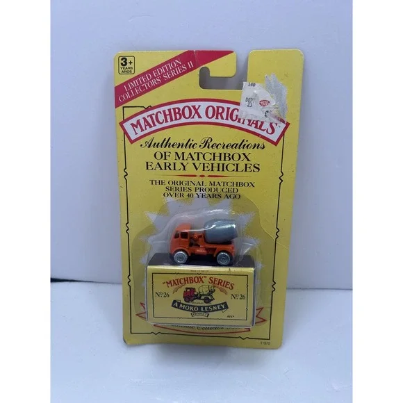 Matchbox Originals No. 26 Concrete Mixer Truck Limited Edition Collectors'