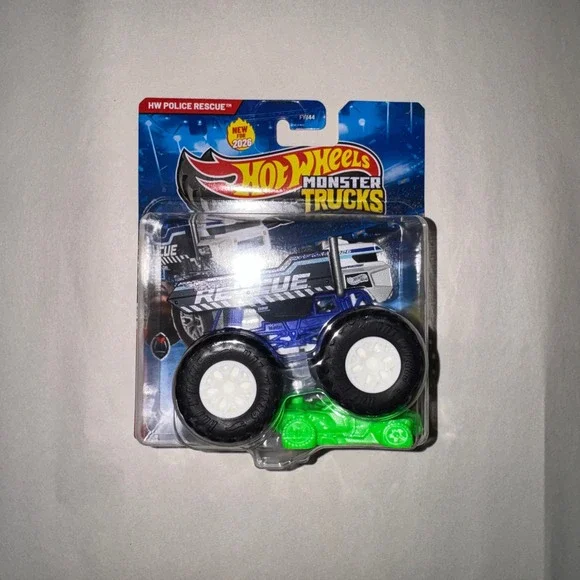 Hot Wheels Monster Trucks HW Police Rescue Hauler 1:64 Die-Cast‎ 2025 FYJ44 New