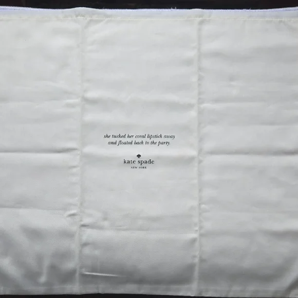 ​Authentic Kate Spade Cream Dust Bag | Large 19.5