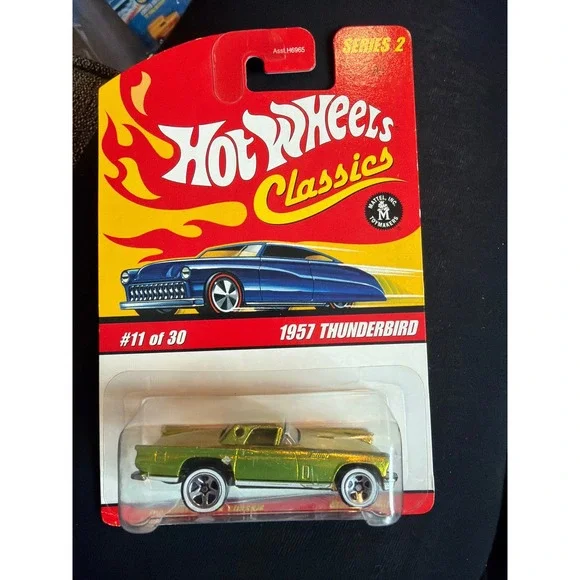 Hot Wheels Classics Series 2 1957 Thunderbird Green‎ Spectraflame 11/30 J2767
