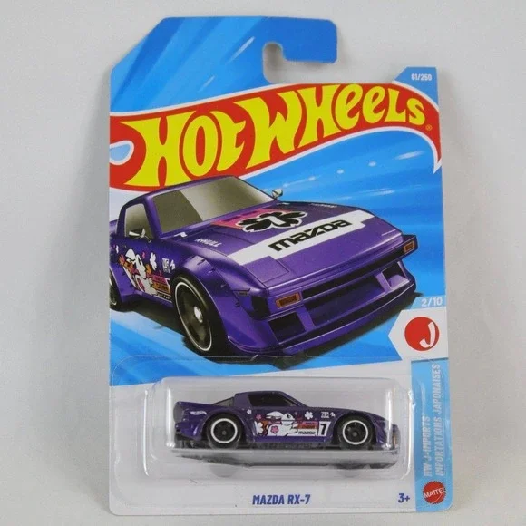Hot‎ Wheels Purple Mazda RX-7 Toy Car - NEW