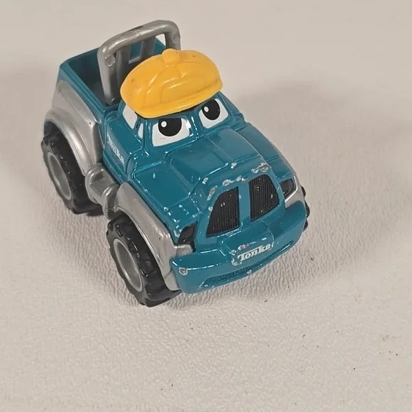 2000 Tonka Lil' Chuck & Friends Diecast Teal Pickup Workin' Chuck 2.5