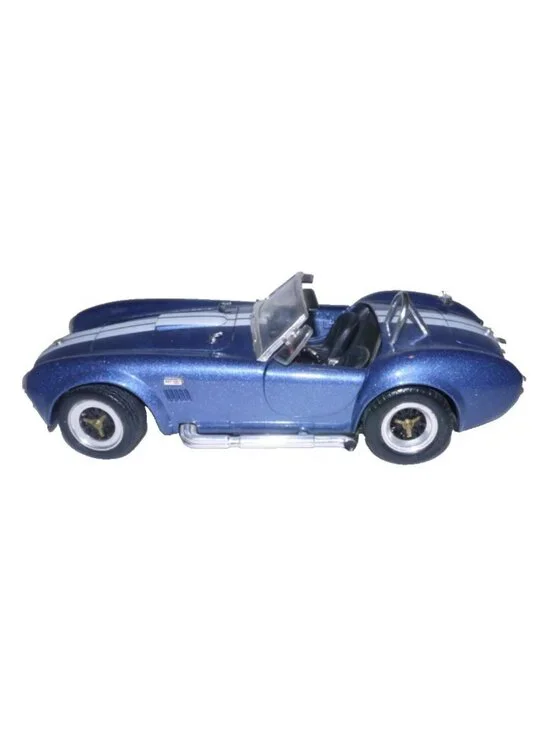 Road Tough blue diecast Shelby Cobra 427 S/C convertible 1/18 scale model car