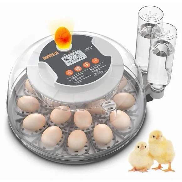 18 Egg Incubators for Hatching Eggs with‎ Automatic Turning and Humidity Control
