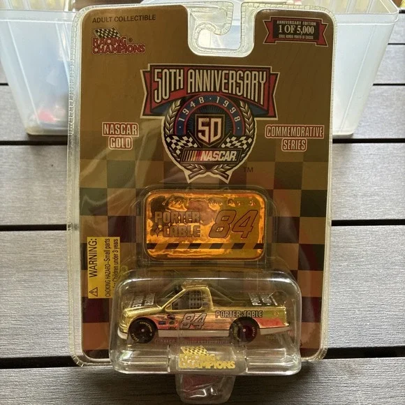 Racing Champions Nascar Gold 50th Anniversary‎ Porter Cable 84 #3700 Of 5000