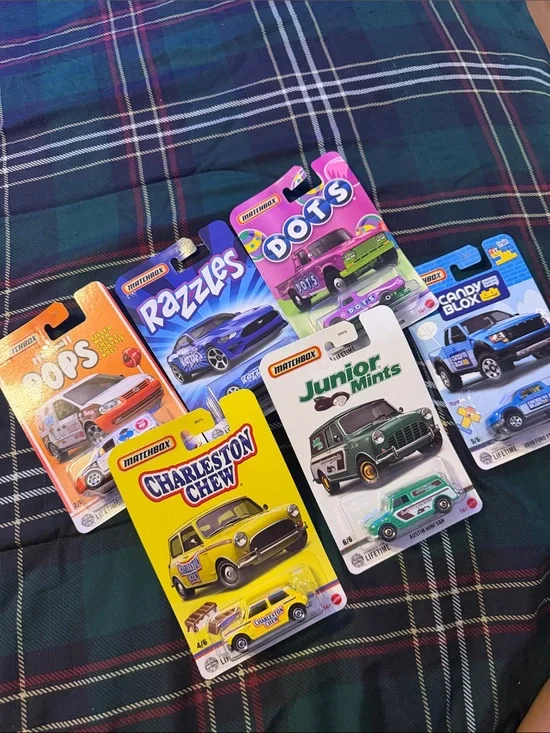 Set of 6 Matchbox Candy Car collection 🚘🚖🚗