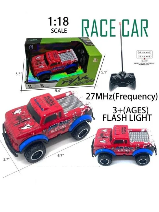 1:18 Scale Remote Control Spider Monster Truck RC Race Car NIB